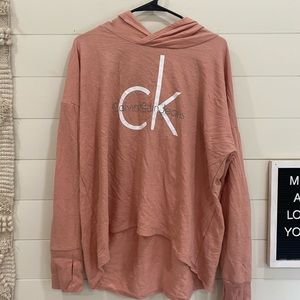 rose Calvin Kline hoodie